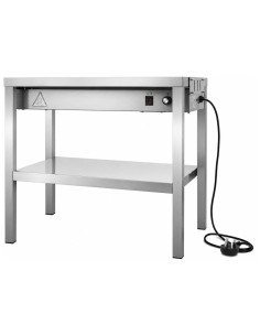 Professional Double Tier Heated Gantry with Heat Bridge 900×335×700mm for Commercial Kitchens 2