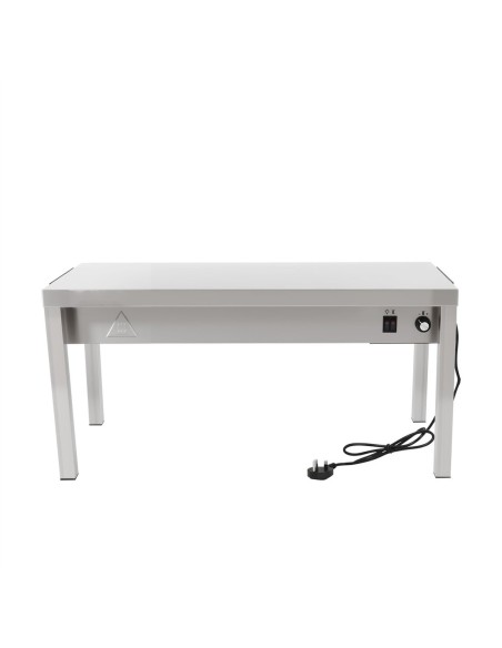Professional Single Tier Heated Gantry with Heat Bridge 1200×335×350mm - Ideal for Commercial Kitchens