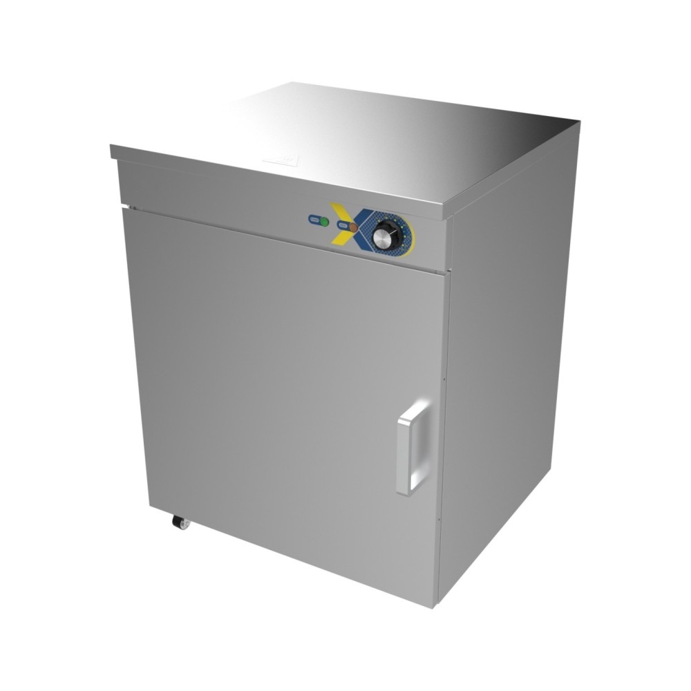Professional Electric Hot Cupboard Plate Warmer with 3 Shelves, 600×530×759mm - Ideal for Commercial Kitchens
