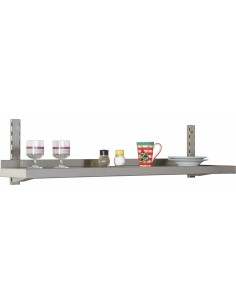 Height Adjustable Wall shelf 1 level 1000x400mm Stainless steel | Stalwart DA-THWBS1R104 2