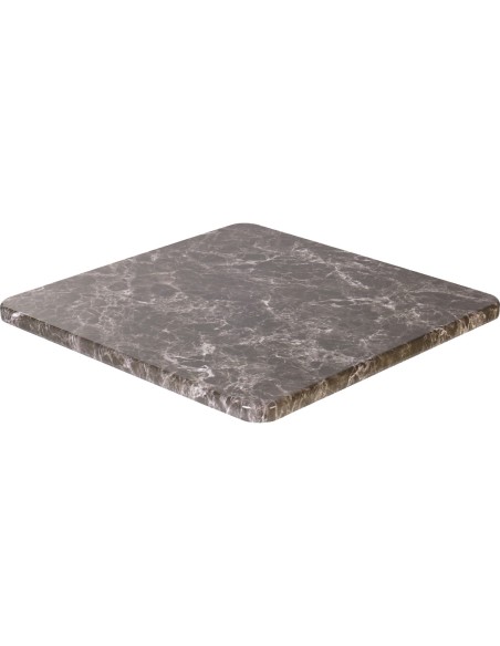 Seamless Square Table top Black Marble 30x30" | Stalwart DA-TT3030BLACKMARBLE