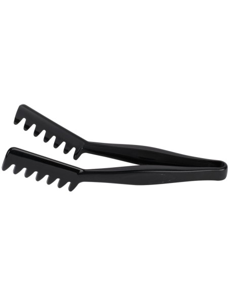 11&quot Black Angled Spaghetti Tongs Polycarbonate| DA-SPTONG1