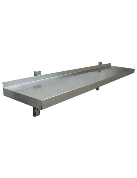 Height Adjustabe Wall shelf 1 level 1000x400x350mm Stainless steel | Stalwart DA-VWS1041