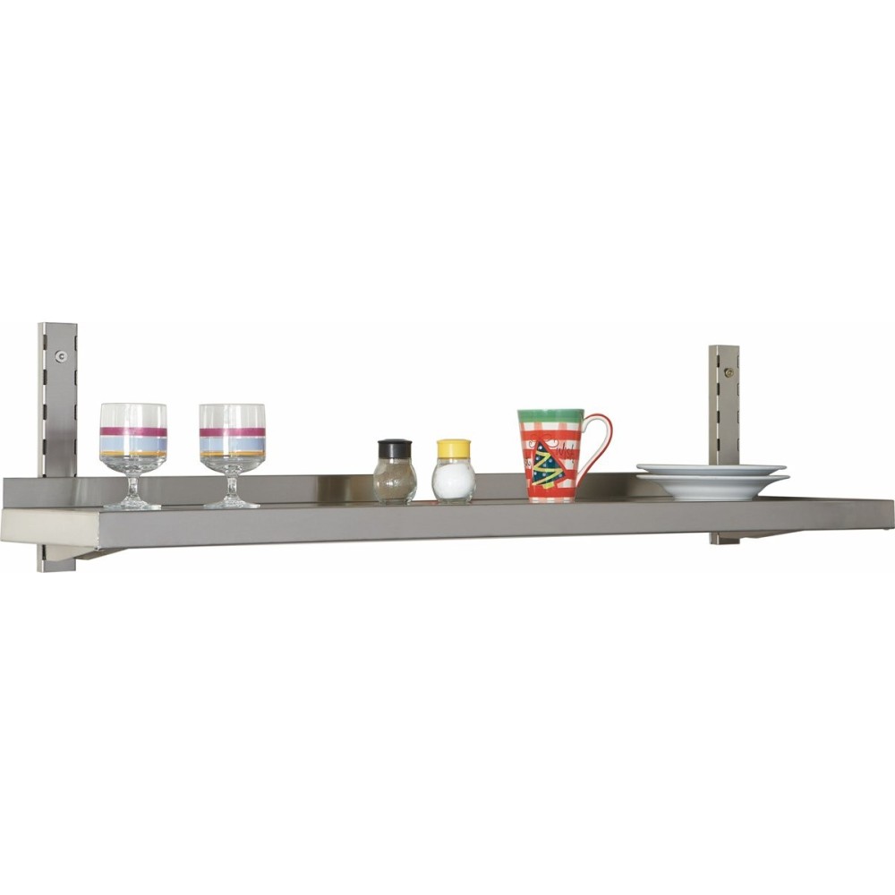 Height Adjustabe Wall shelf 1 level 1000x400x350mm Stainless steel | Stalwart DA-VWS1041