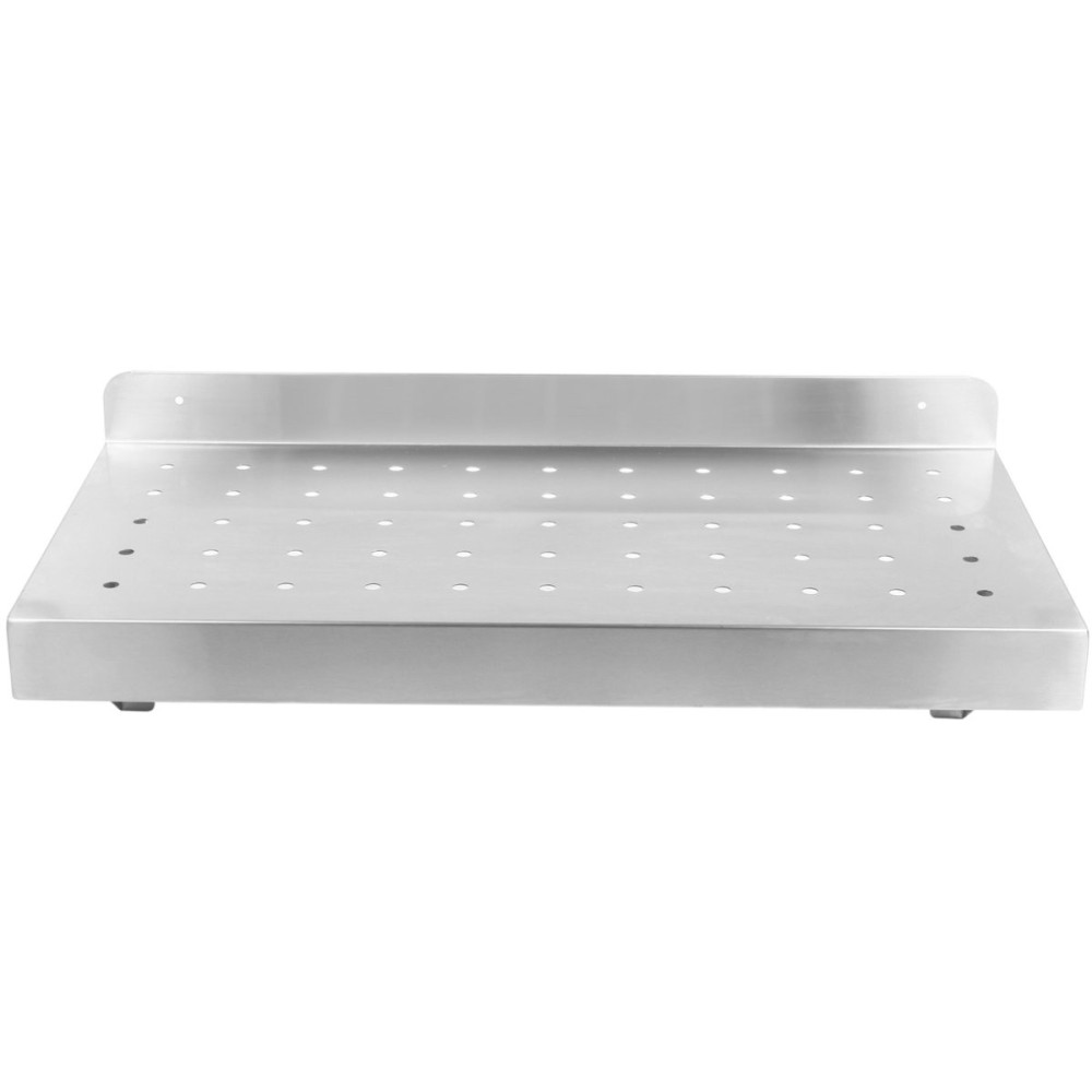 Wall Shelf Perforated 1 tier Stainless steel 1200x300x254mm | Stalwart DA-WSW30120P