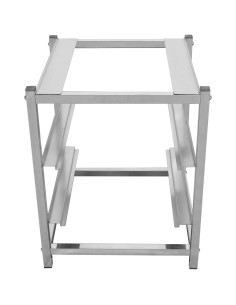 Dishwasher stand with 2 rack guides for dishwashers of Width 465-475mm & Depth 505-510mm | Stalwart DA-DWS02M 2
