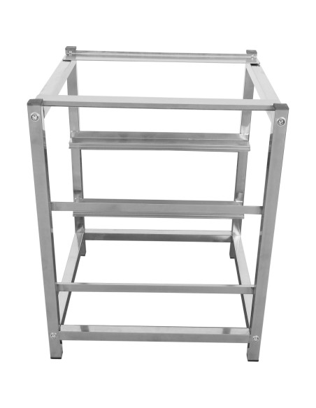 Dishwasher stand with 2 rack guides for dishwashers of Width 465-475mm & Depth 505-510mm | Stalwart DA-DWS02M