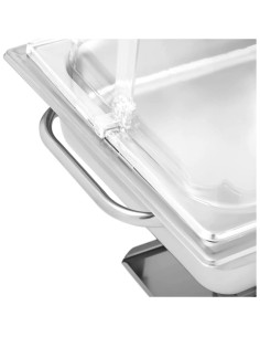 Roll top Chafer GN1/1 Stainless steel Plastic top 9 litres | Stalwart DA-WH633A2 2