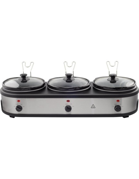 Ceramic Pot Slow Cooker 3x2.5 litres | DA-NSC325