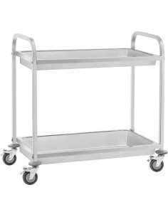 Deep Tray Serving/Service/Clearing Trolley Stainless steel 2 tier 810x460x850mm | DA-RDT2B