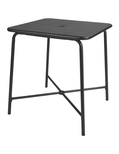 Bistro Table Steel Black 710x710mm Indoors | DA-GSHW1046B