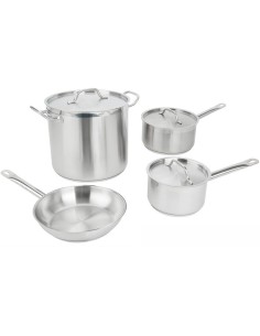 Set of Stainless steel Cookware 7 pcs Sauce pans Stew pan Fry pan | DA-SPC7A