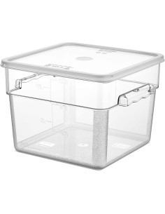 Pack of 6 Food storage Container with lid 11.4 litre 290x300x212mm Polypropylene | DA-GSPP12+GSPPL12 2