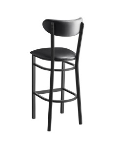 Black Barstool with Vinyl Backrest & Seat | Stalwart DA-GS6V6B 2