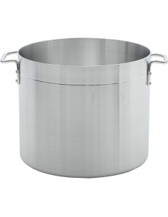 Professional Stock Pot with Lid Aluminium 30 litres | Stalwart DA-ALSTP32