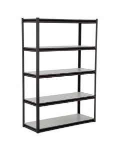 Commercial Heavy Duty Boltless Shelving Unit 5 Shelves 500kg Loading Capacity 915x457x1830mm