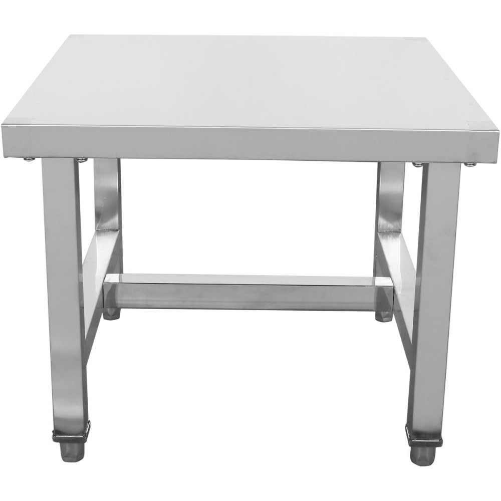 Commercial Equipment Stand / Low Height Table Stainless Steel 500x500x400mm | Stalwart DA-WHPS5050