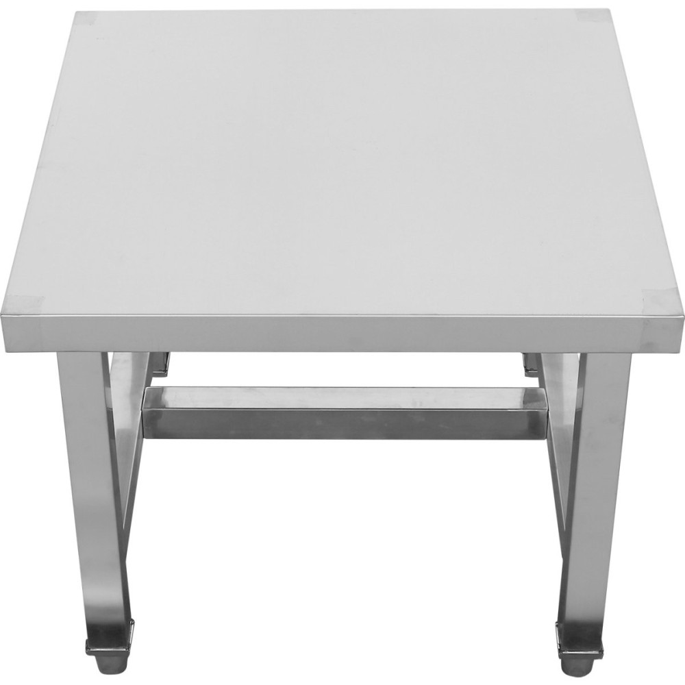Commercial Equipment Stand / Low Height Table Stainless Steel 500x500x400mm | Stalwart DA-WHPS5050