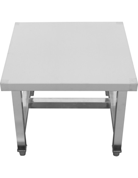 Commercial Equipment Stand / Low Height Table Stainless Steel 500x500x400mm | Stalwart DA-WHPS5050