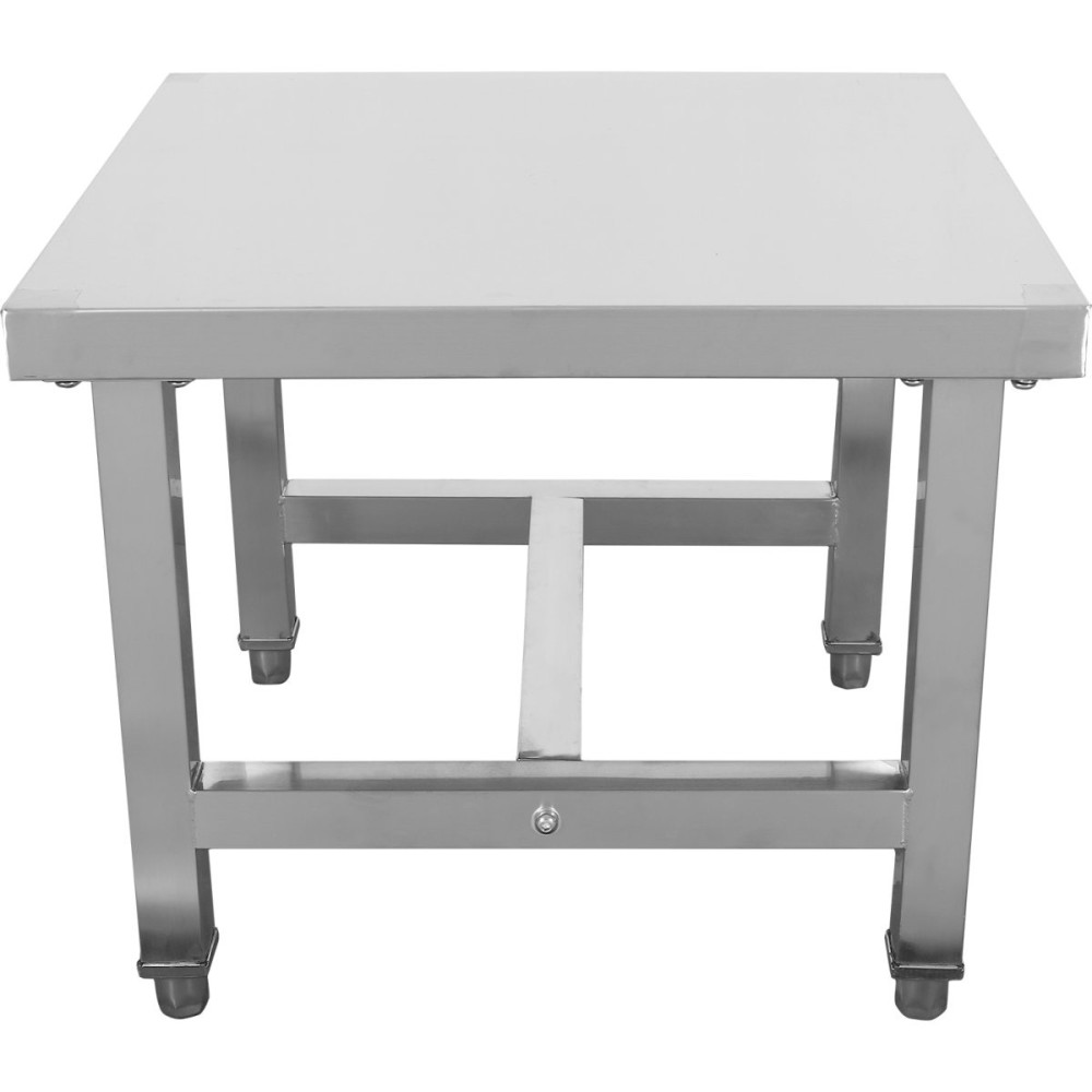 Commercial Equipment Stand / Low Height Table Stainless Steel 500x500x400mm | Stalwart DA-WHPS5050