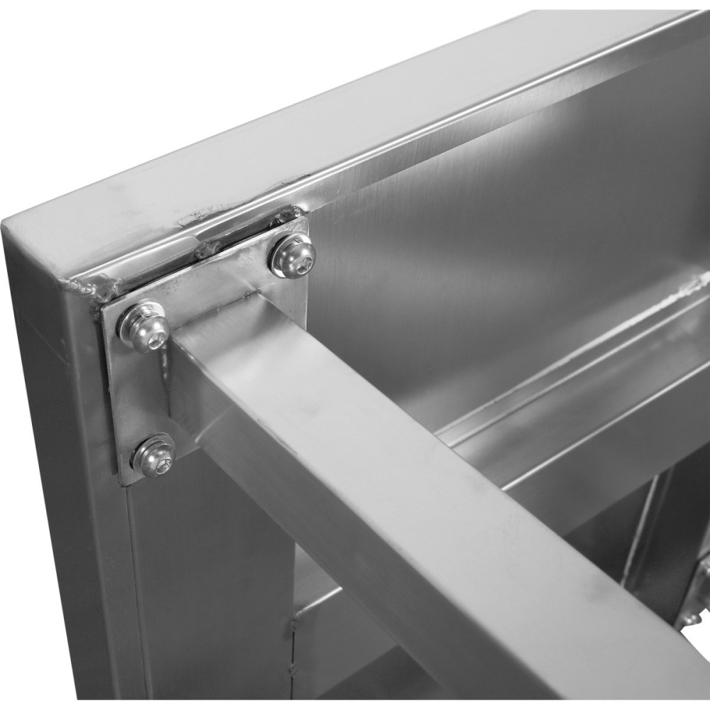 Commercial Equipment Stand / Low Height Table Stainless Steel 500x500x400mm | Stalwart DA-WHPS5050