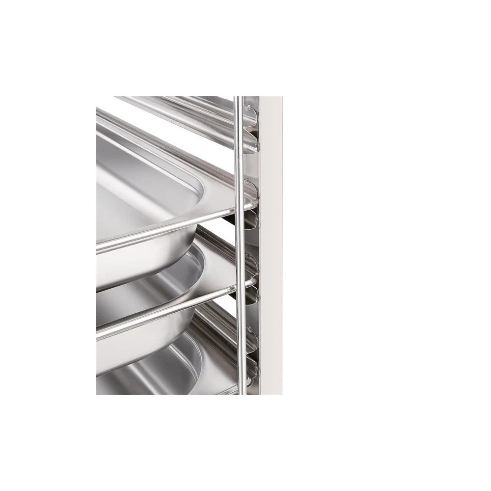 Racking Trolley 6 Tier for 600 x 400mm Bakery Sheets,  Pans, Trays. Stainless Steel | Stalwart Rack6406