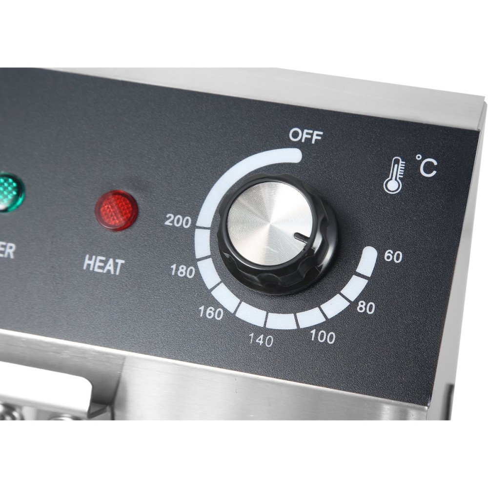 Commercial Fryer Single Electric 12 litre 5kW Countertop | DA-HEF83A