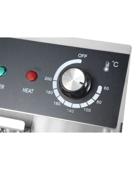 Commercial Fryer Single Electric 12 litre 5kW Countertop | DA-HEF83A