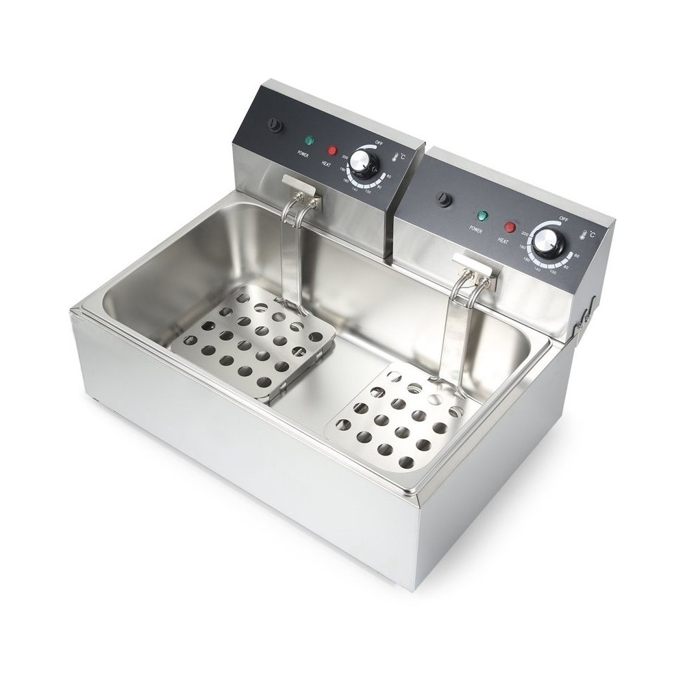Commercial Fryer Single Electric 12 litre 5kW Countertop | DA-HEF83A