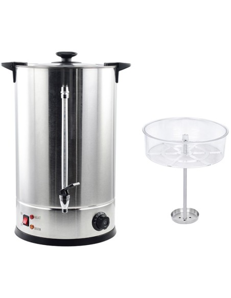 Commercial Double wall Coffee Urn with Boil-dry protection 10 litres 1.6kW | Stalwart DA-VICWBQ10