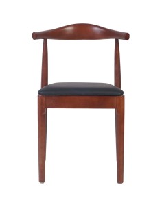 Wood Oxhorn Dining Chair with Cushioned seat | Stalwart DA-GS90005 2
