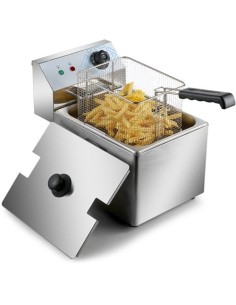Commercial Fryer Single Electric 8 litre 3.25kW Countertop | Stalwart DA-HEF8L 2
