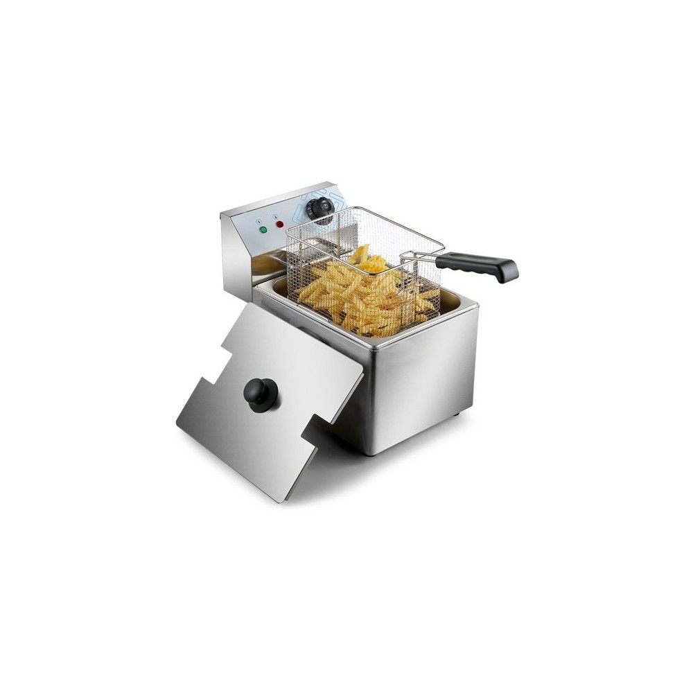 Commercial Fryer Single Electric 8 litre 3.25kW Countertop | Stalwart DA-HEF8L
