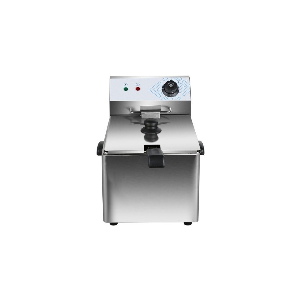 Commercial Fryer Single Electric 8 litre 3.25kW Countertop | Stalwart DA-HEF8L