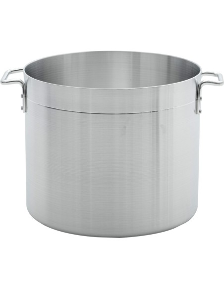 Professional Stock Pot with Lid Aluminium 37 litres | Stalwart DA-ALSTP40