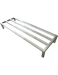Commercial Aluminium Dunnage Rack 1524x508x203mm 750kg loading | Stalwart DA- DR15220