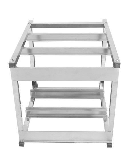 Dishwasher stand with 2 rack guides for dishwashers of Width 565-590mm &amp Depth 600-700mm | Stalwart DA-DWS02B