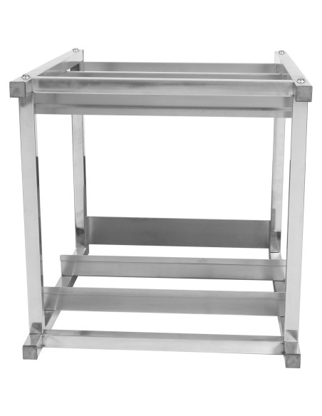 Dishwasher stand with 2 rack guides for dishwashers of Width 565-590mm &amp Depth 600-700mm | Stalwart DA-DWS02B