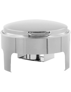 Hydraulic Chafing dish Round Stainless steel 6 litres | Stalwart DA-DTC1115
