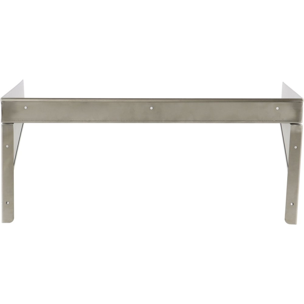 Wall shelf 1 level 3 sides upturn 1200x400x254mm Stainless steel | DA-WSW400120B