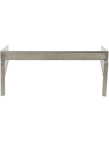 Wall shelf 1 level 3 sides upturn 1200x400x254mm Stainless steel | DA-WSW400120B