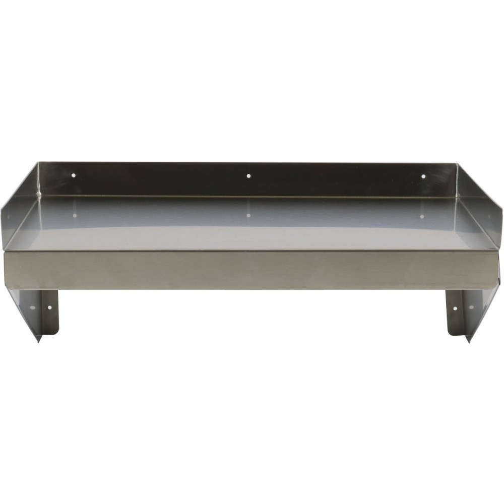 Wall shelf 1 level 3 sides upturn 1200x400x254mm Stainless steel | DA-WSW400120B