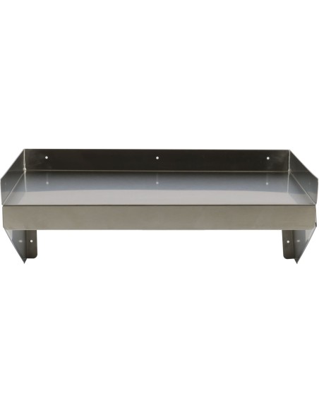 Wall shelf 1 level 3 sides upturn 1200x400x254mm Stainless steel | DA-WSW400120B
