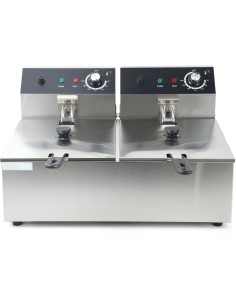 Commercial Fryer Double Electric 12 litre 5kW Countertop | DA-HEF82A 2