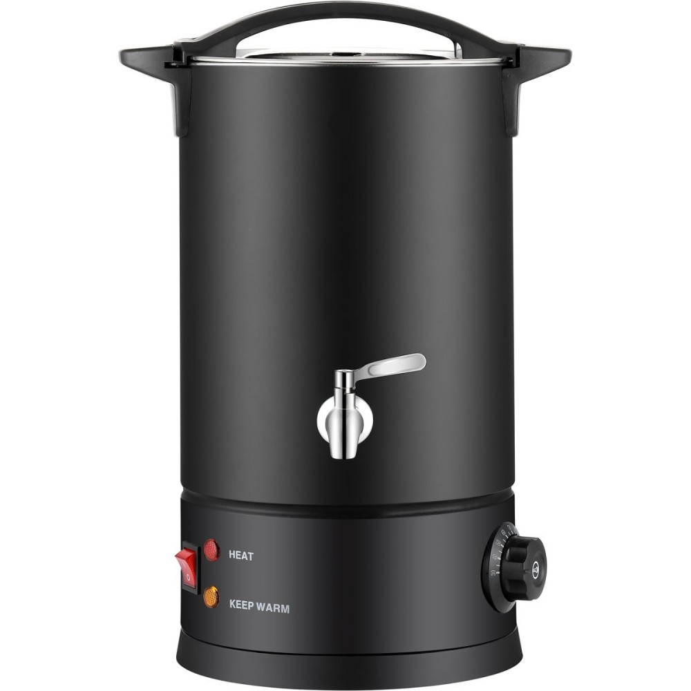 Commercial Water Boiler Double wall 15 litres Black | Stalwart DA-VICWBWB15