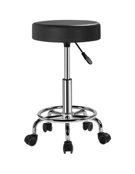 2pcs Black Height Adjustable Swivel Stool | Stalwart DA-WW115