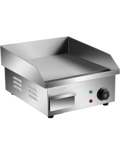 Commercial Griddle Smooth 250x400x215mm 2kW Electric | Stalwart DA-HEG250