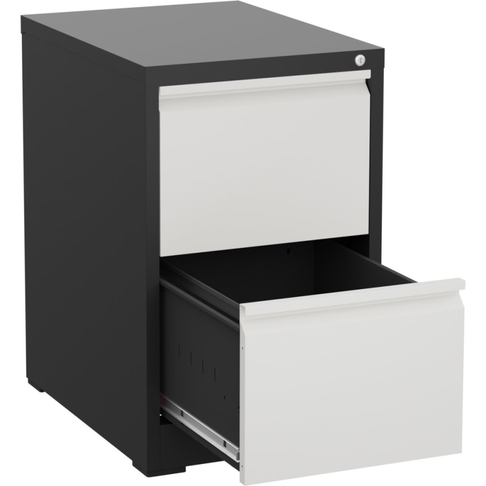 Professional Filing Cabinet 2 drawer 460x620x720mm Dark Grey & White | Stalwart DA-MXDC1DARKGREY