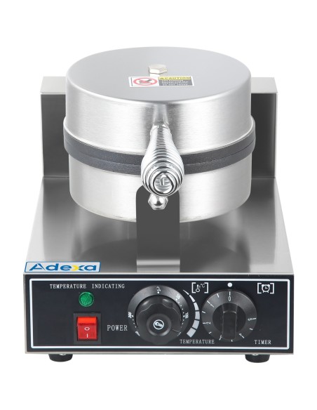 Commercial Waffle maker Single Round | Stalwart DA-HWB1