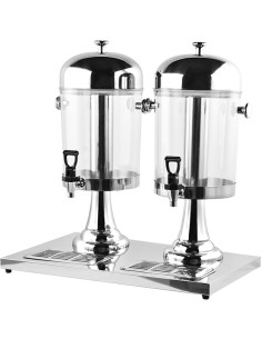 Commercial Juice Dispenser 2x8 litres | Stalwart DA-VICJDQ16